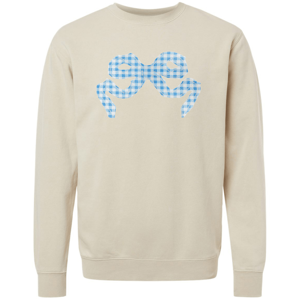 'Blue Gingham' Appliqué Stitch Cozy Crew