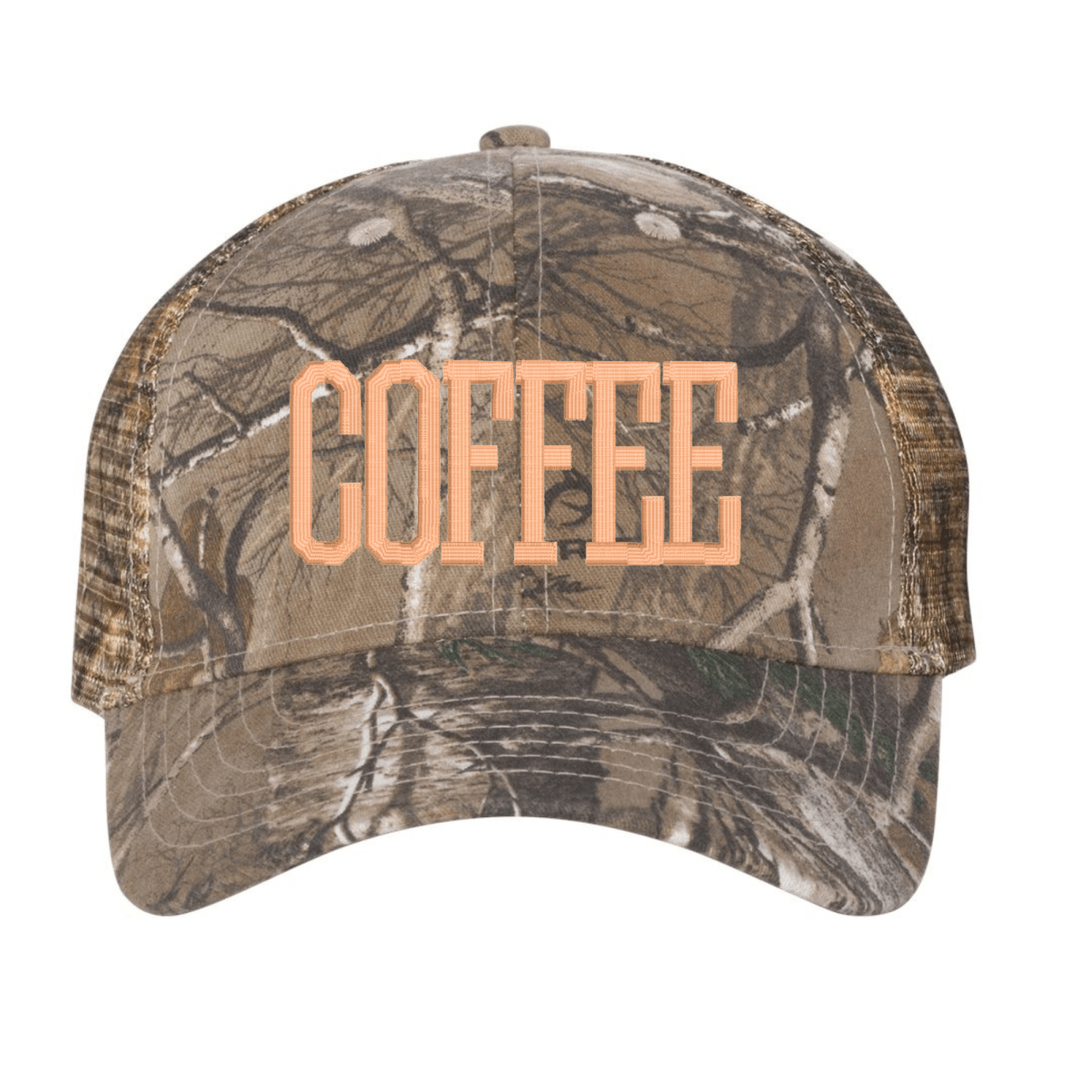 Camo 3D Embroidery Trucker Hat