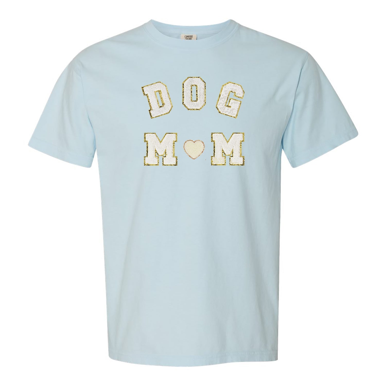 Dog Mom Letter Patch Comfort Colors T-Shirt