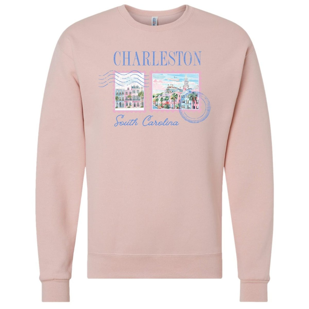 'Charleston Stamp' Crewneck Sweatshirt