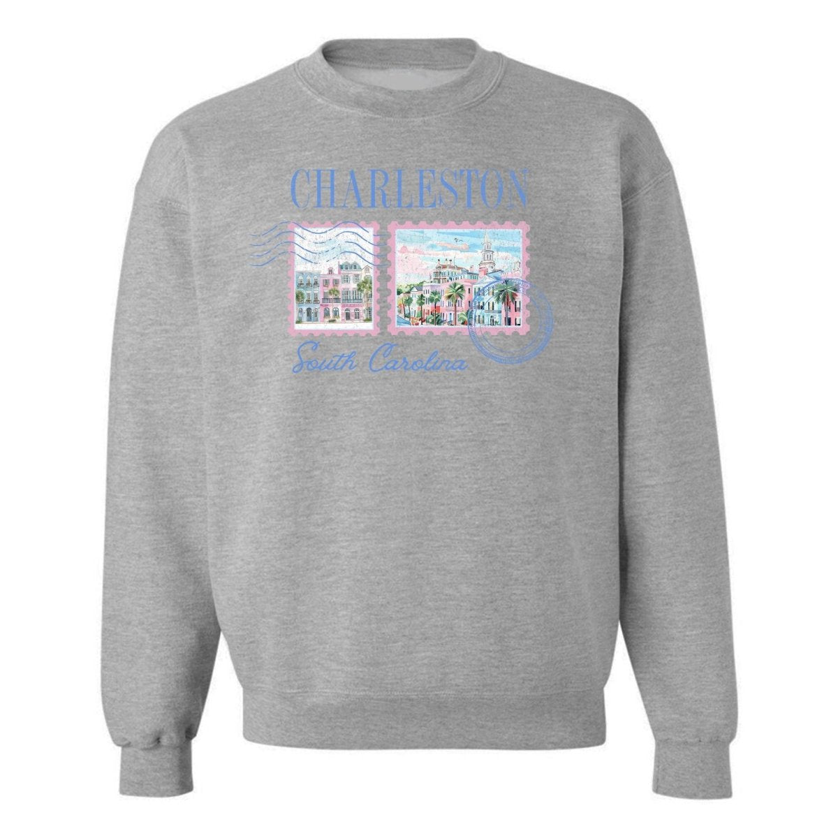 'Charleston Stamp' Crewneck Sweatshirt