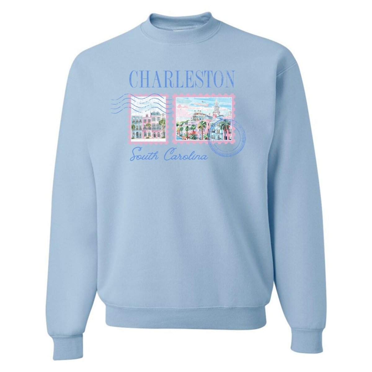 'Charleston Stamp' Crewneck Sweatshirt