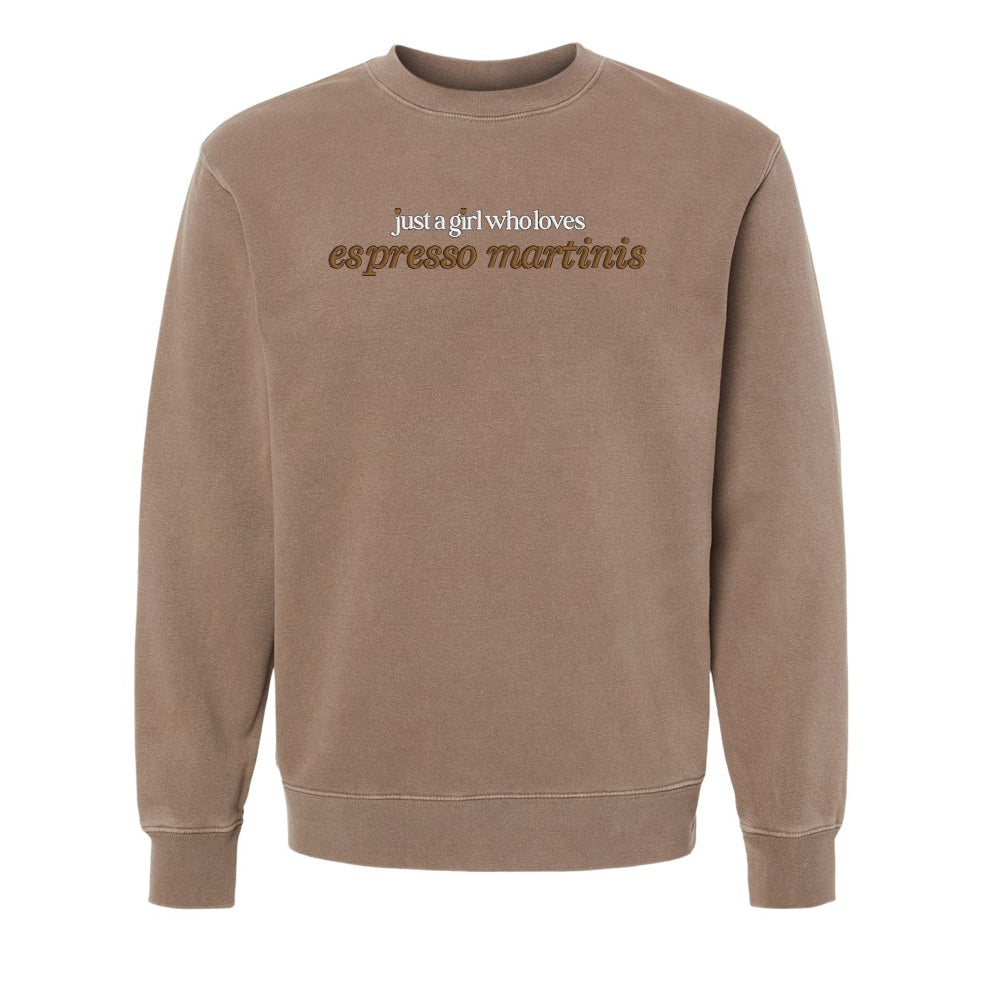 'Just A Girl Who Loves Espresso Martinis' Cozy Crew