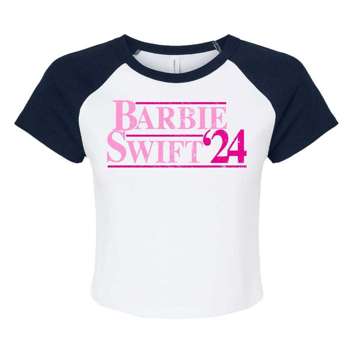 'Girly Campaign '24' Raglan Baby Tee