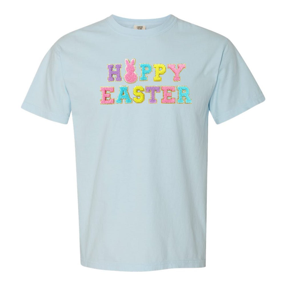 Happy Easter Letter Patch T-Shirt