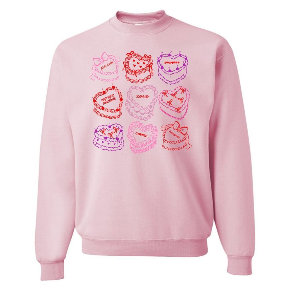 ‘Heart Cakes' Crewneck Sweatshirt