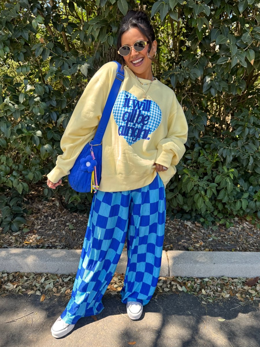 'Heart Patterned Promise' Signature Sweatshirt