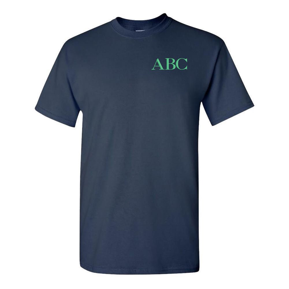 Initialed Block Letters Basic T-Shirt