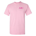 Initialed Block Letters Basic T-Shirt
