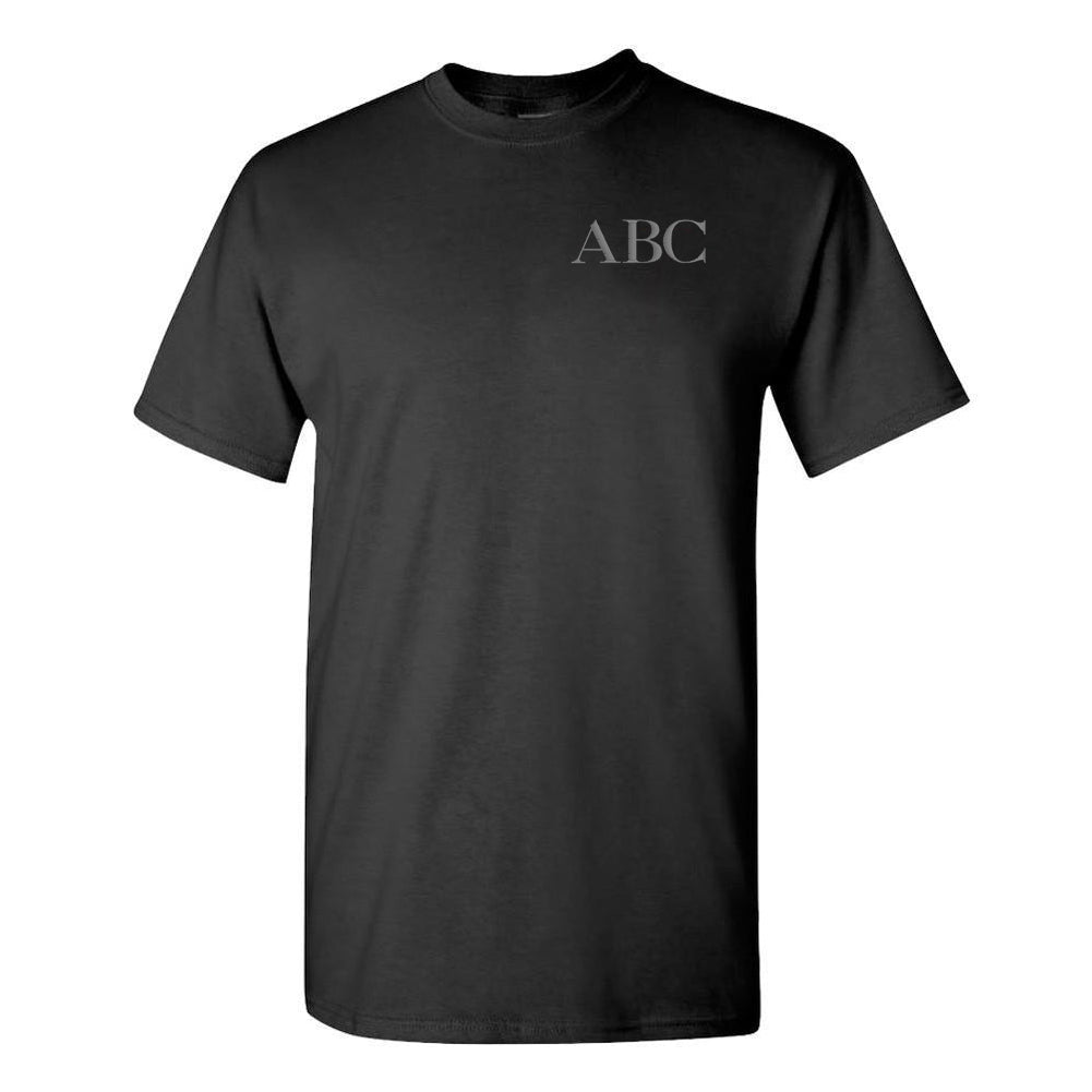 Initialed Block Letters Basic T-Shirt