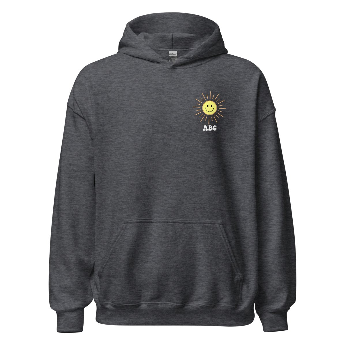 Initialed 'Here Comes The Sun' Front & Back Hoodie