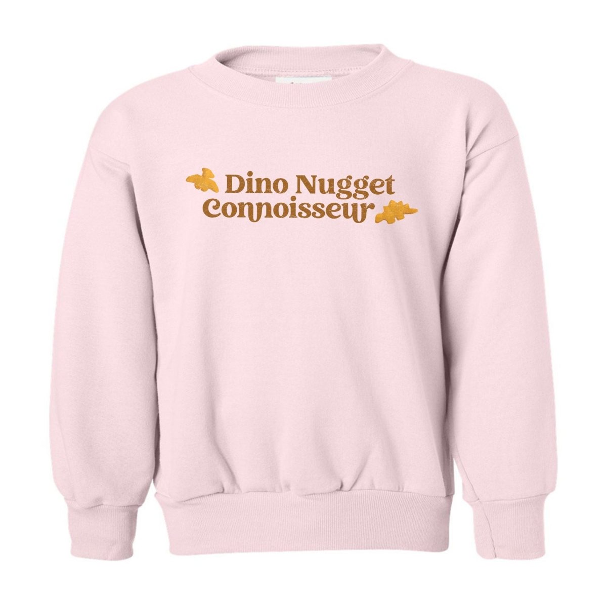 Kids 'Dino Nugget Connoisseur' Crewneck Sweatshirt
