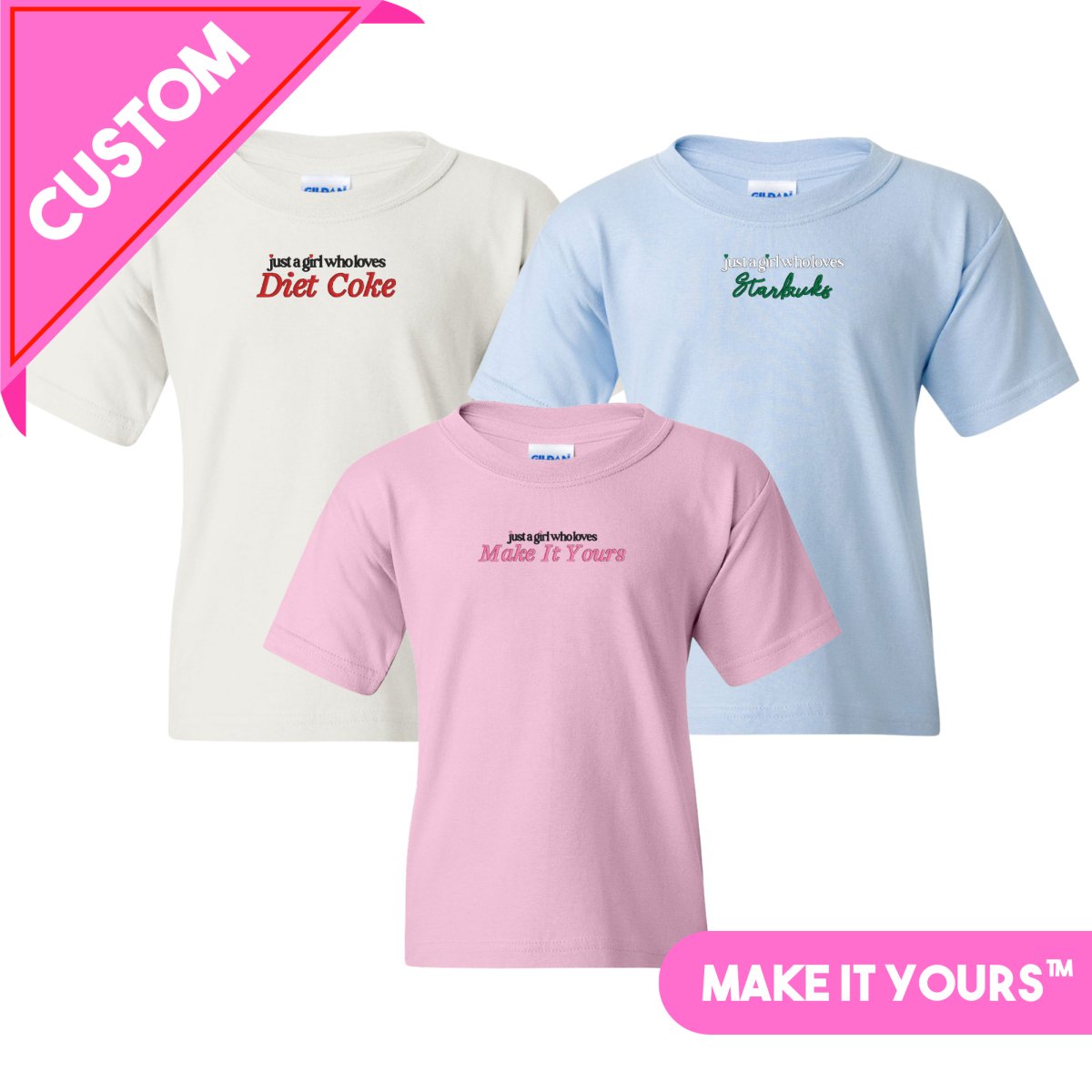 Kids Make It Yours™ 'Just A Girl Who Loves' T-Shirt
