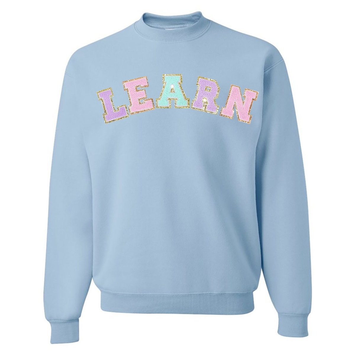 Learn Letter Patch Crewneck Sweatshirt