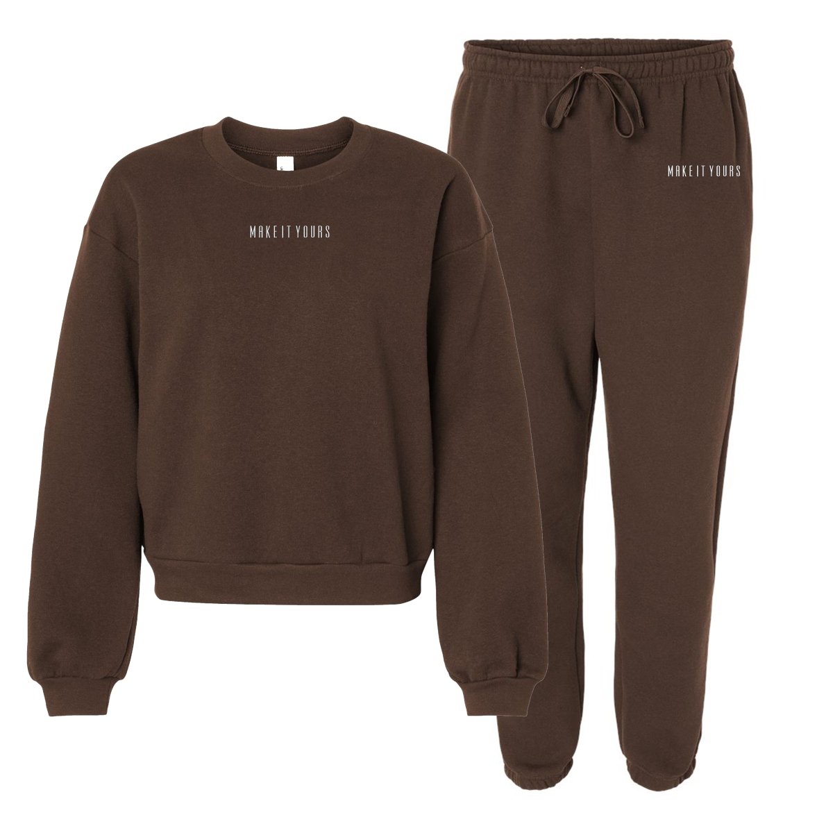 Make It Yours™ American Apparel Cropped Crewneck Set