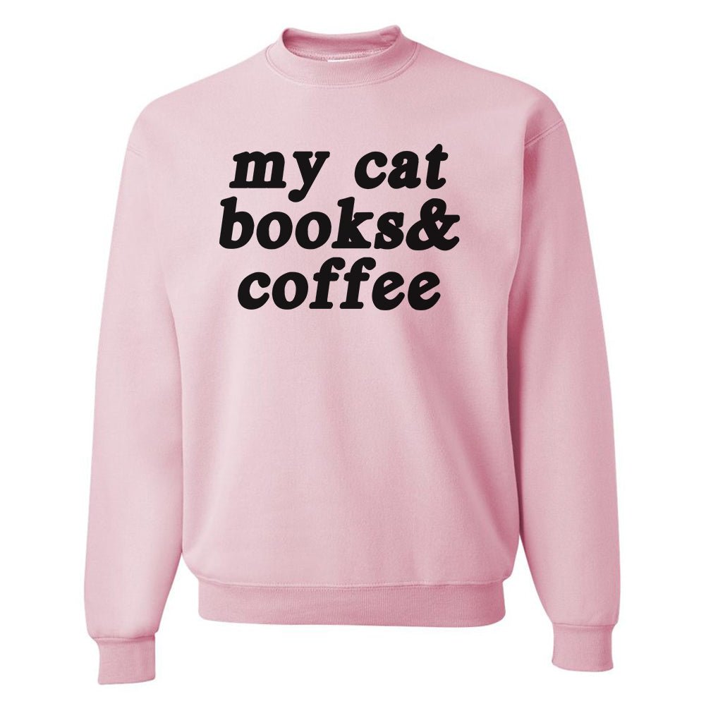 Make It Yours™ '...Books & Coffee' Crewneck Sweatshirt