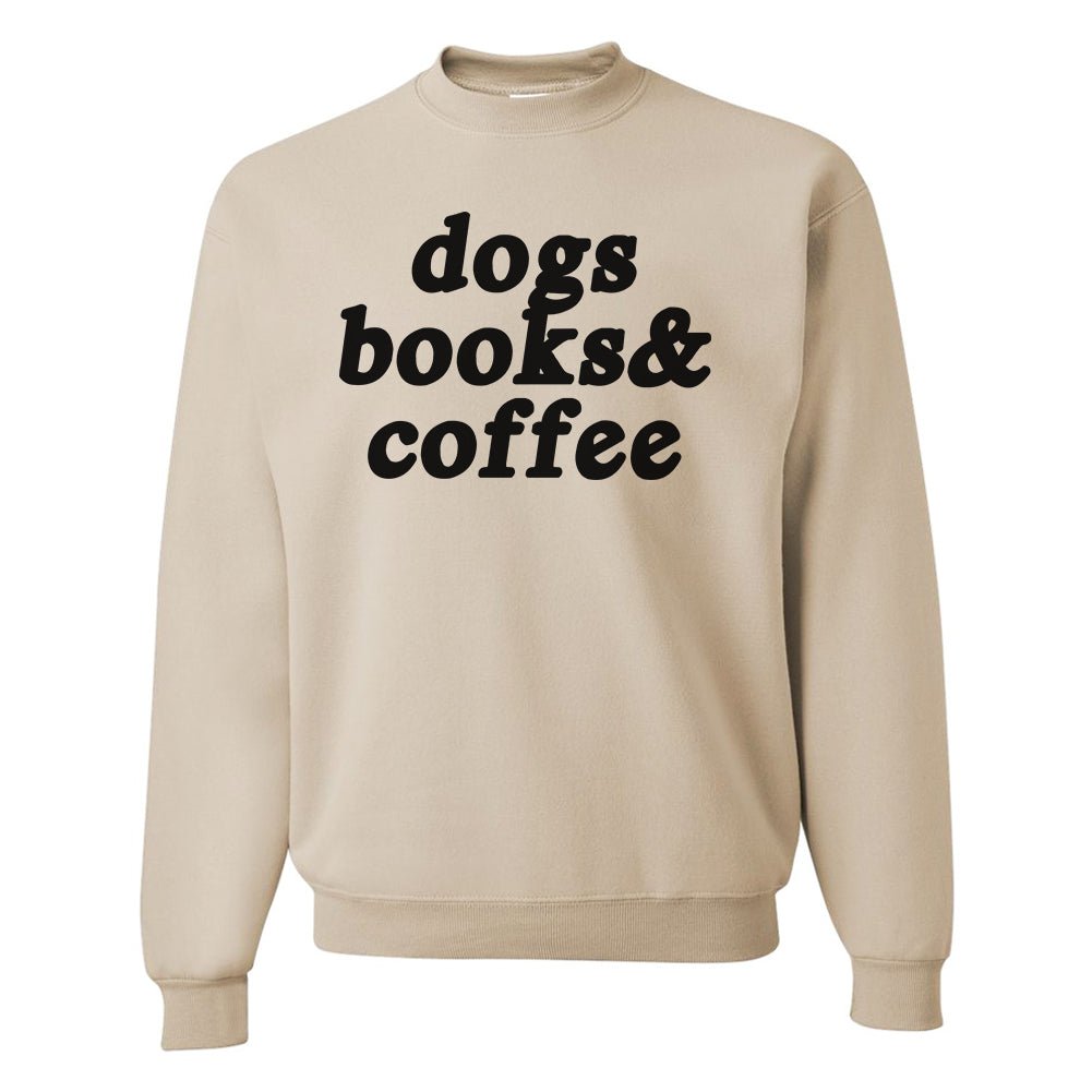Make It Yours™ '...Books & Coffee' Crewneck Sweatshirt