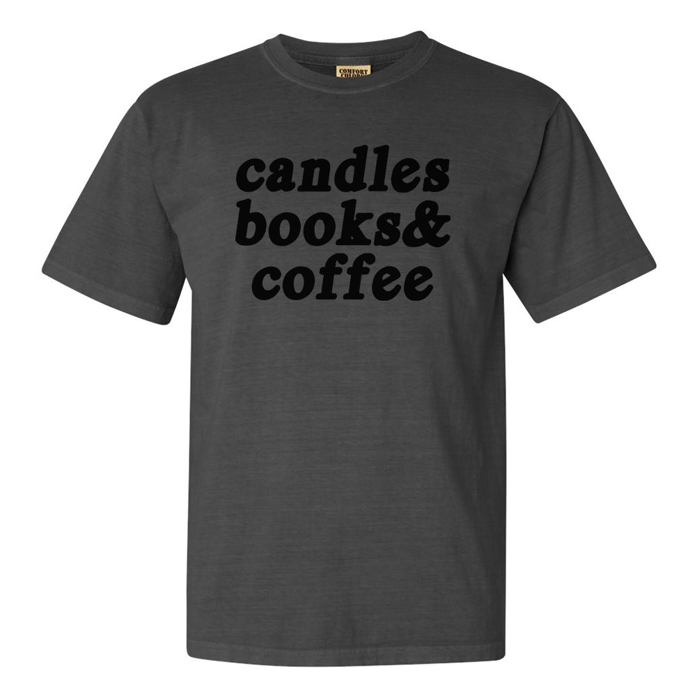 Make It Yours™ '...Books & Coffee' T-Shirt
