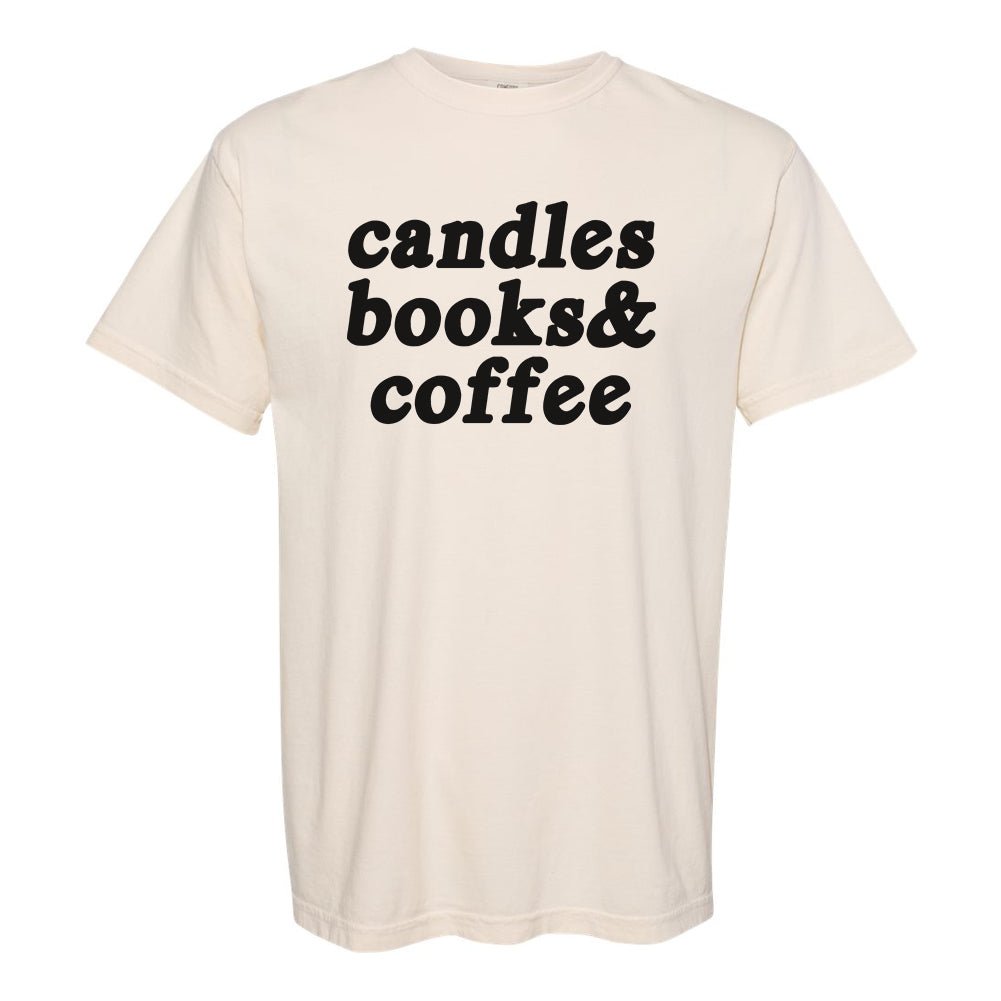 Make It Yours™ '...Books & Coffee' T-Shirt