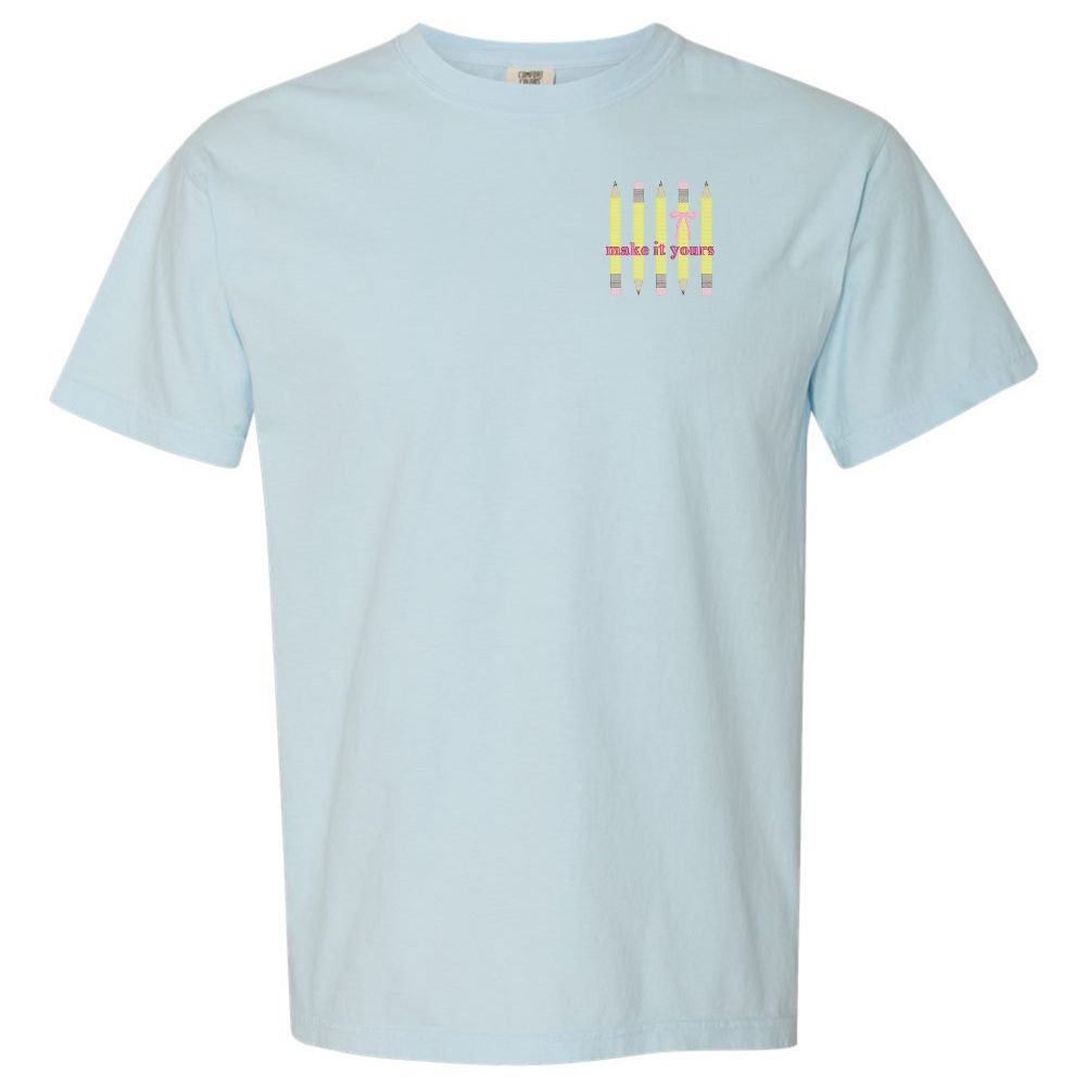 Make It Yours™ 'Bow & Pencil' T-Shirt