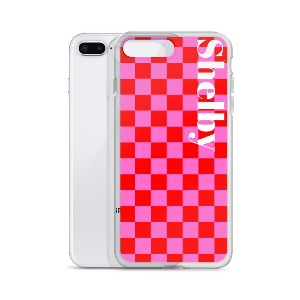 Make It Yours™ Check Pattern iPhone Case