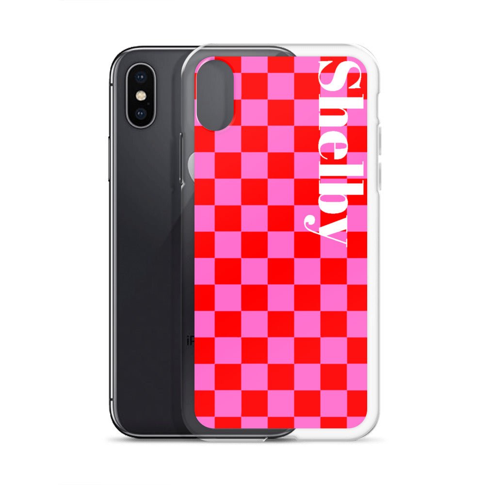 Make It Yours™ Check Pattern iPhone Case
