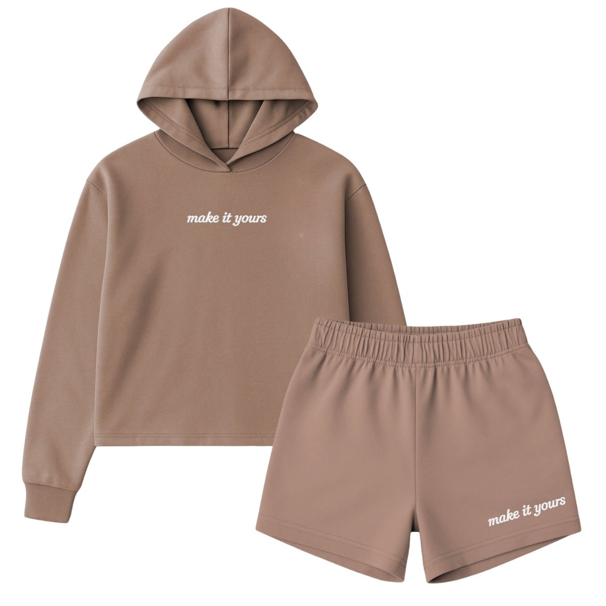 Make It Yours™ Cloud Hoodie & Shorts Set