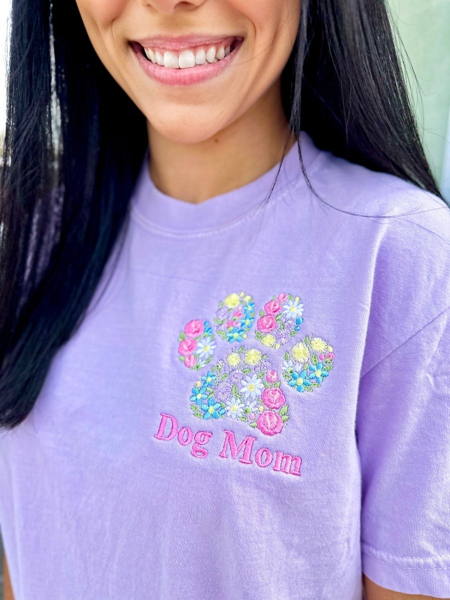 Make It Yours™ 'Floral Paw Print' T-Shirt