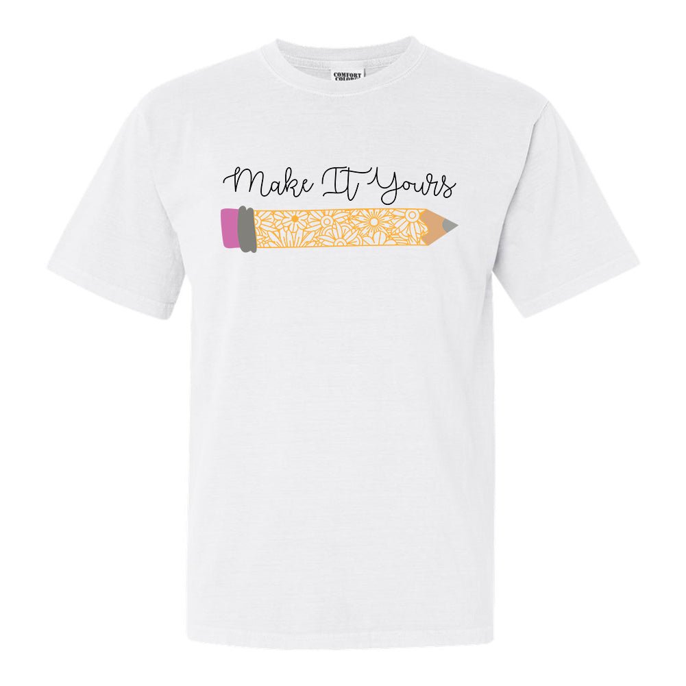 Make It Yours™ 'Floral Pencil' T-Shirt