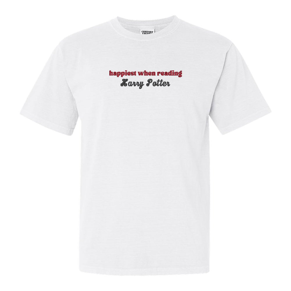 Make It Yours™ 'Happiest When Reading...' T-Shirt