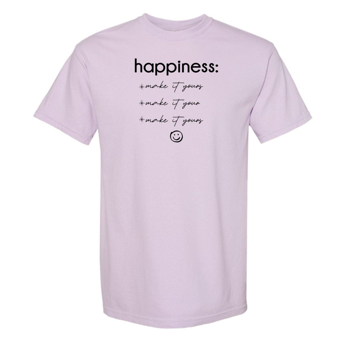 Make It Yours™ 'Happiness Checklist' T-Shirt