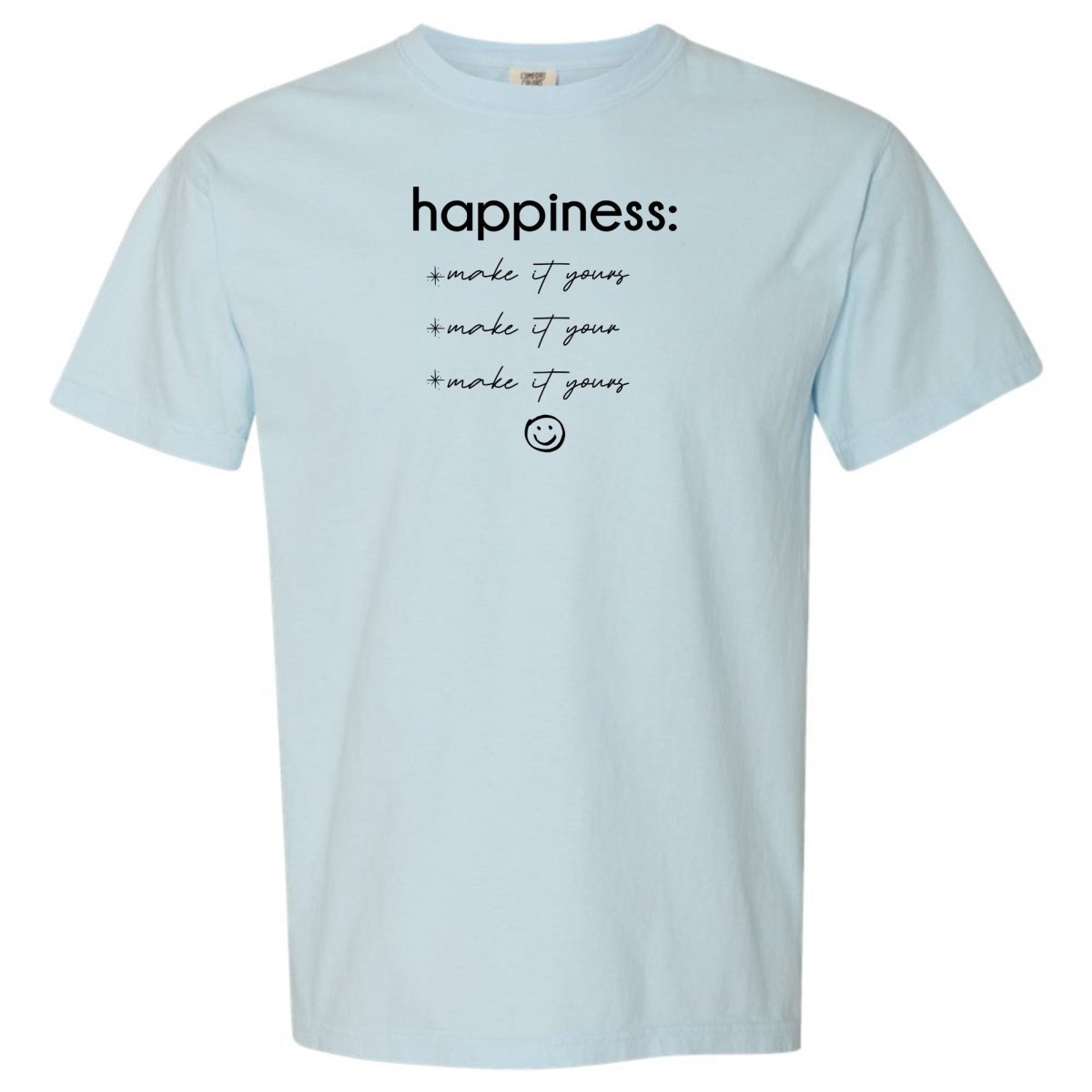 Make It Yours™ 'Happiness Checklist' T-Shirt