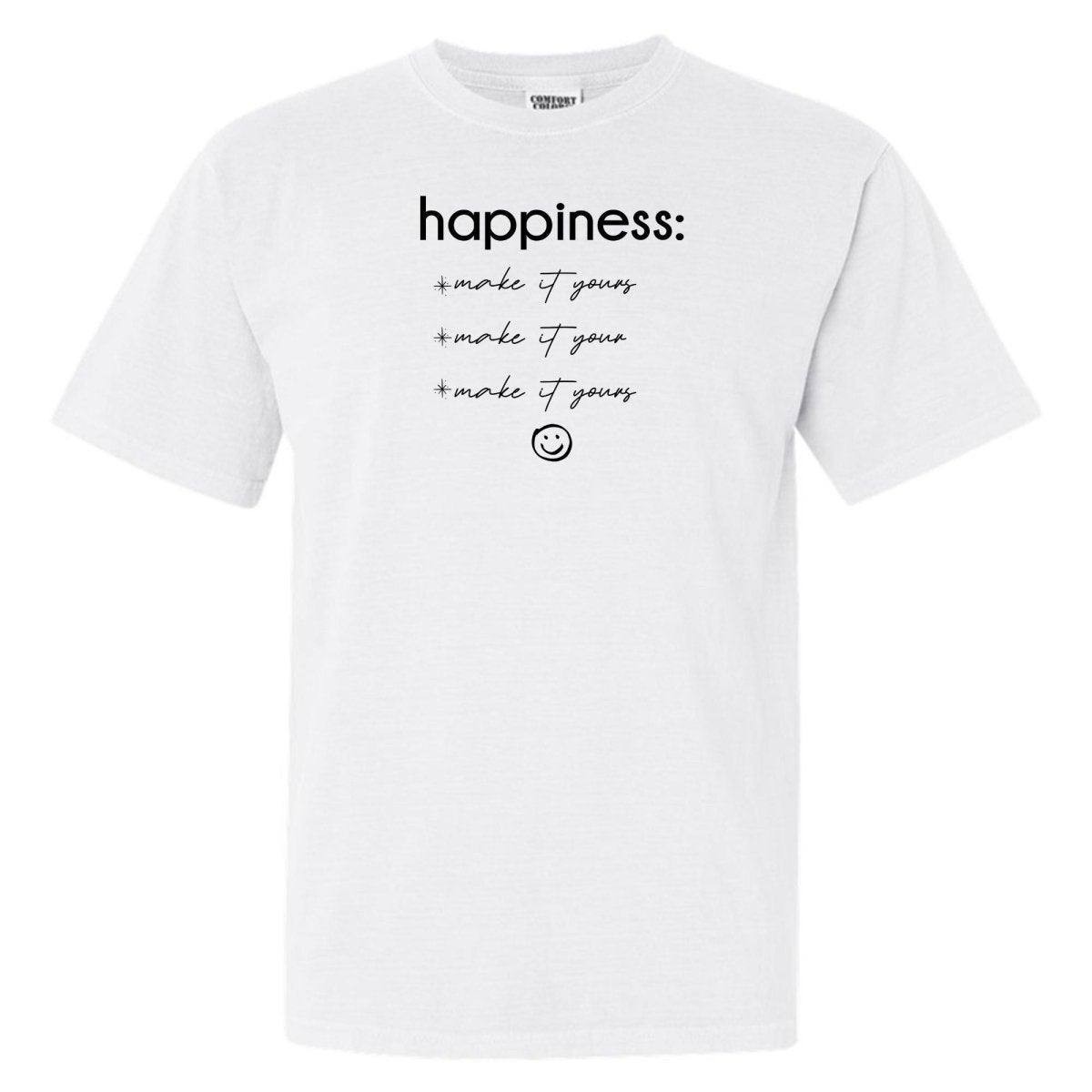 Make It Yours™ 'Happiness Checklist' T-Shirt