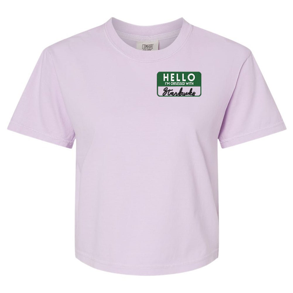 Make It Yours™ 'Hello, I'm Obsessed With...' Boxy T-Shirt