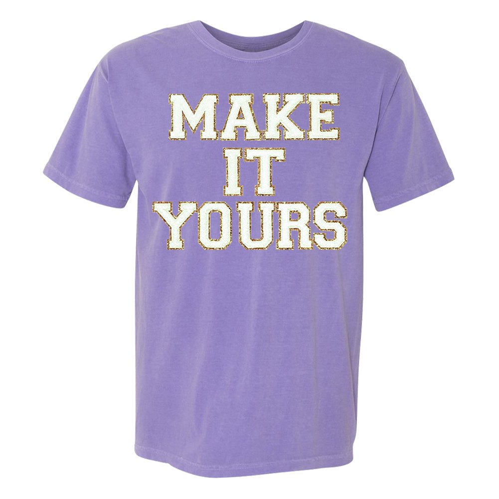 Make It Yours™ Letter Patch Gameday T-Shirt