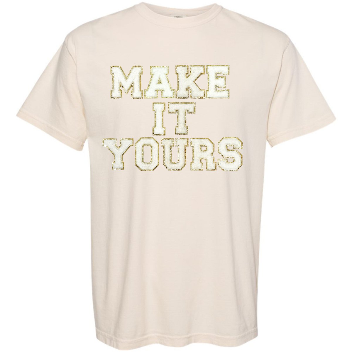 Make It Yours™ Letter Patch T-Shirt