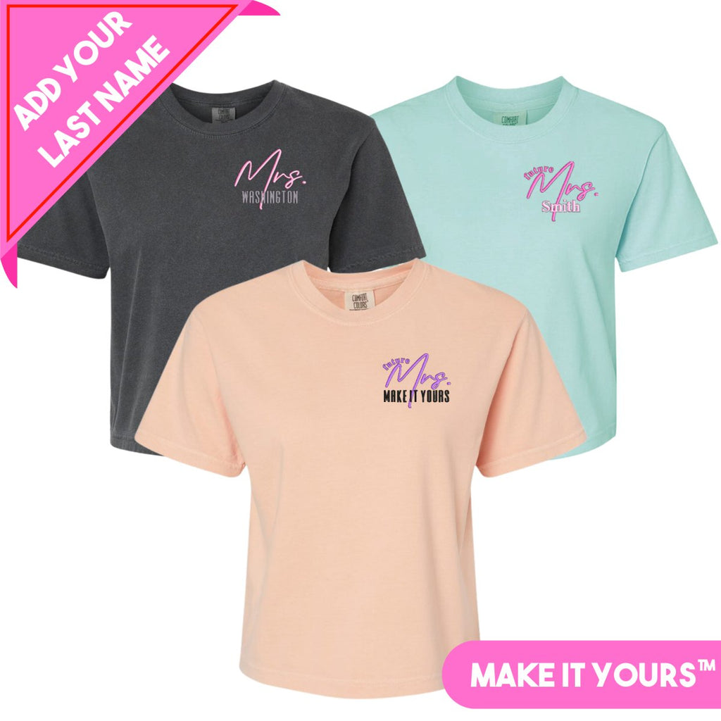 Make It Yours™ 'Mrs./Future Mrs.' Boxy T-Shirt