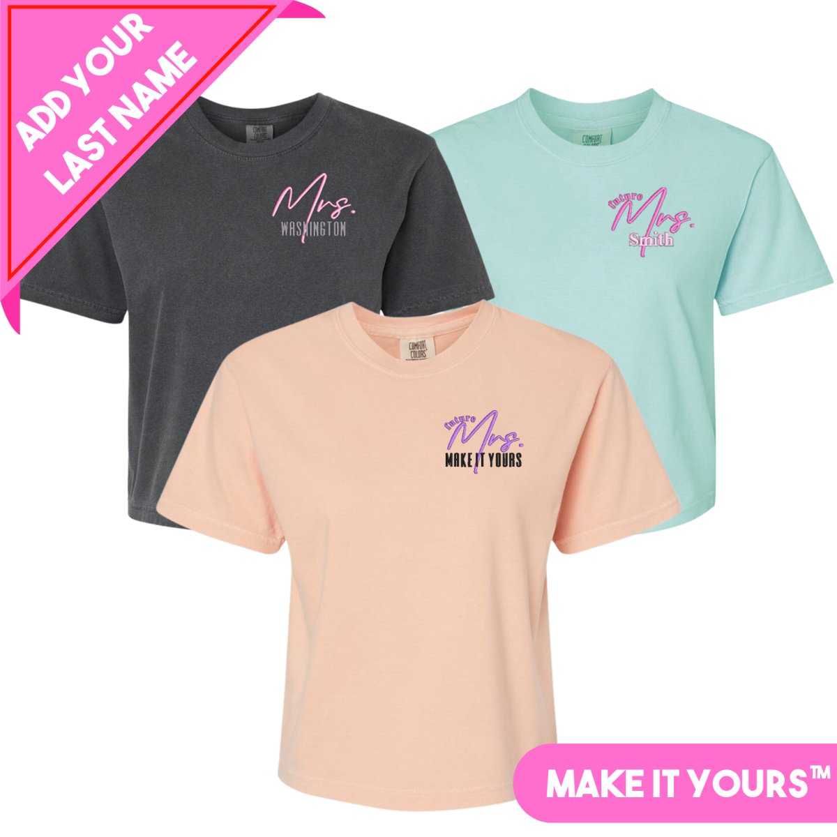 Make It Yours™ 'Mrs./Future Mrs.' Boxy T-Shirt