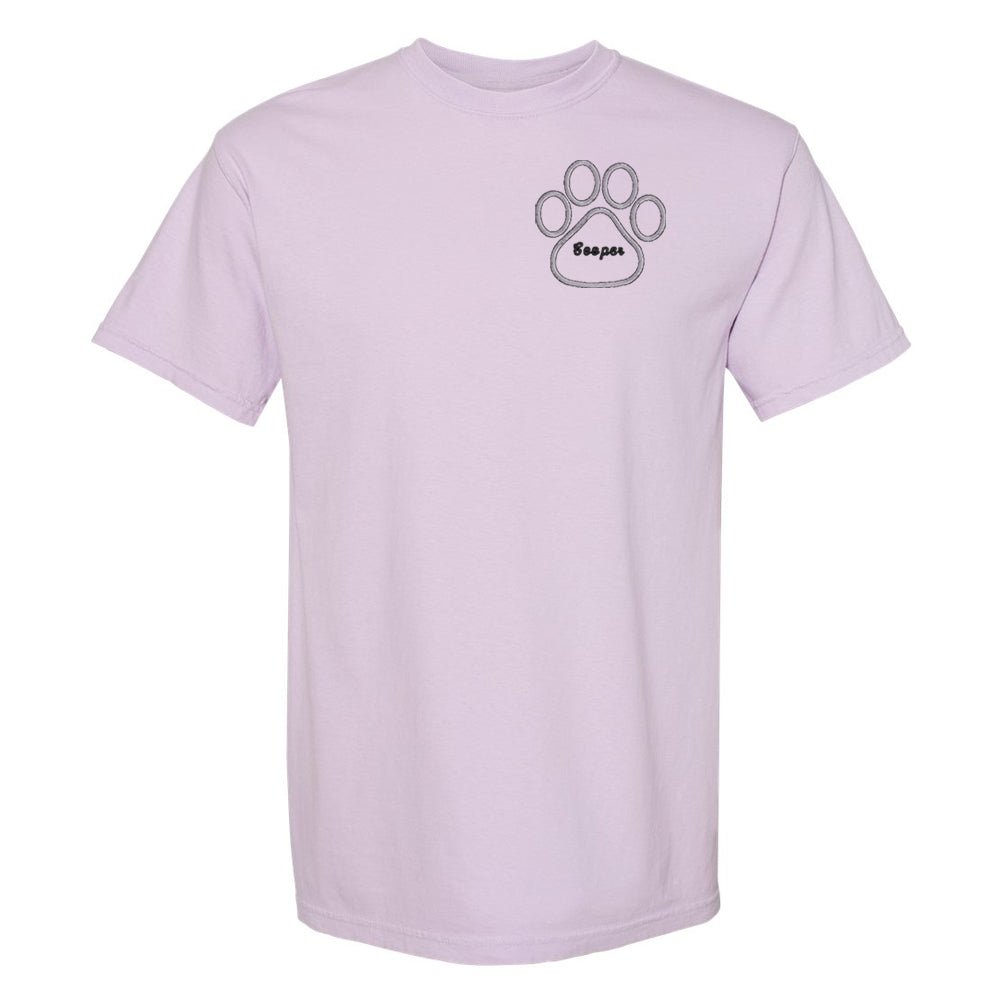 Make It Yours™ Paw Print Comfort Colors T-Shirt