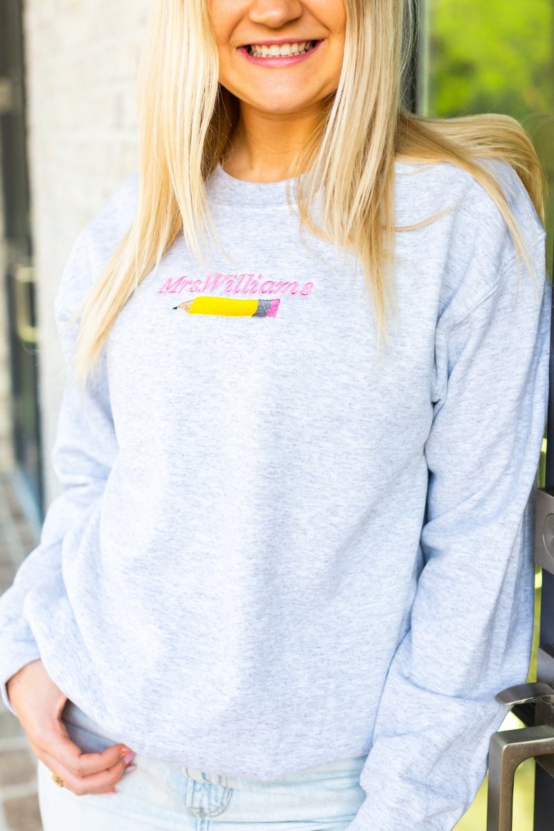 Make It Yours™ Pencil Crewneck Sweatshirt