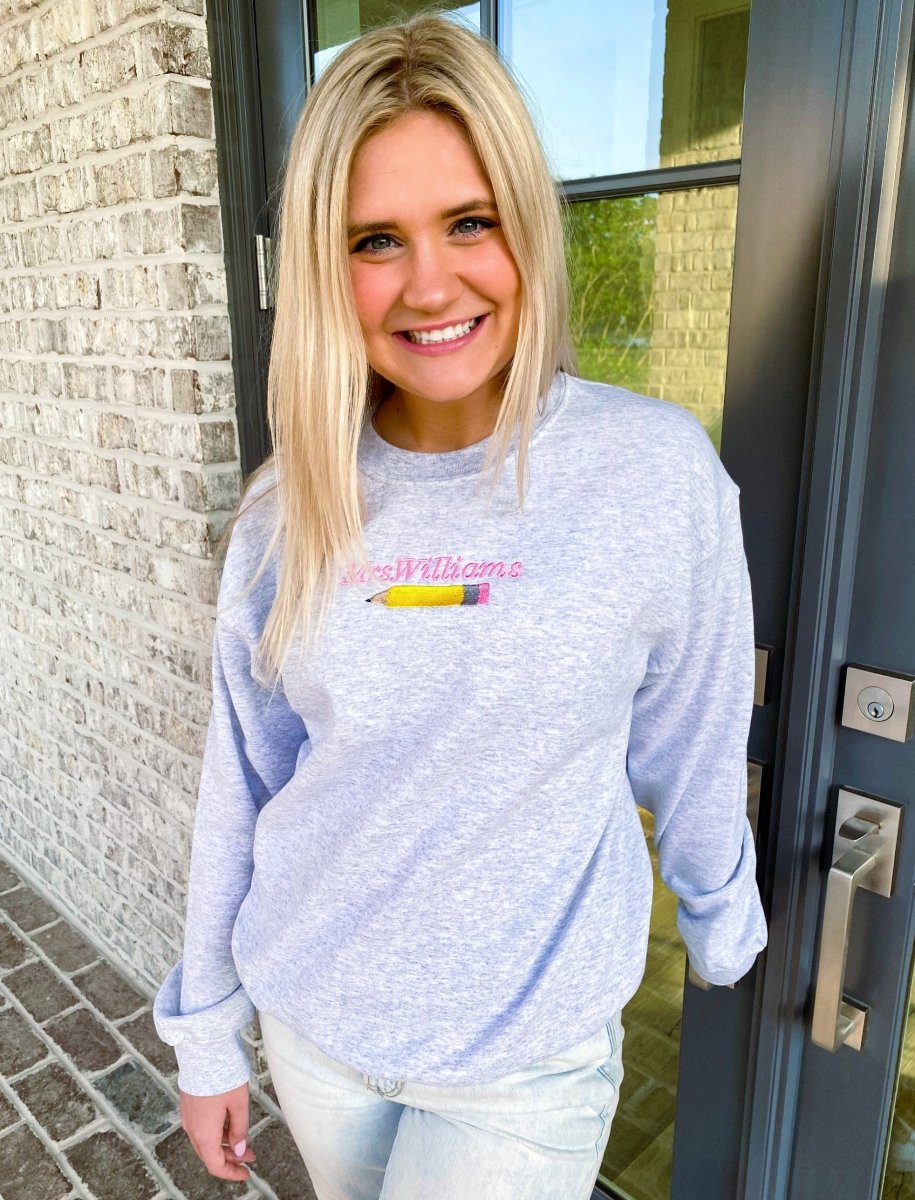 Make It Yours™ Pencil Crewneck Sweatshirt