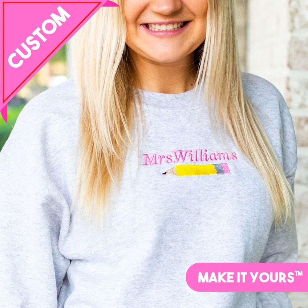 Make It Yours™ Pencil Crewneck Sweatshirt