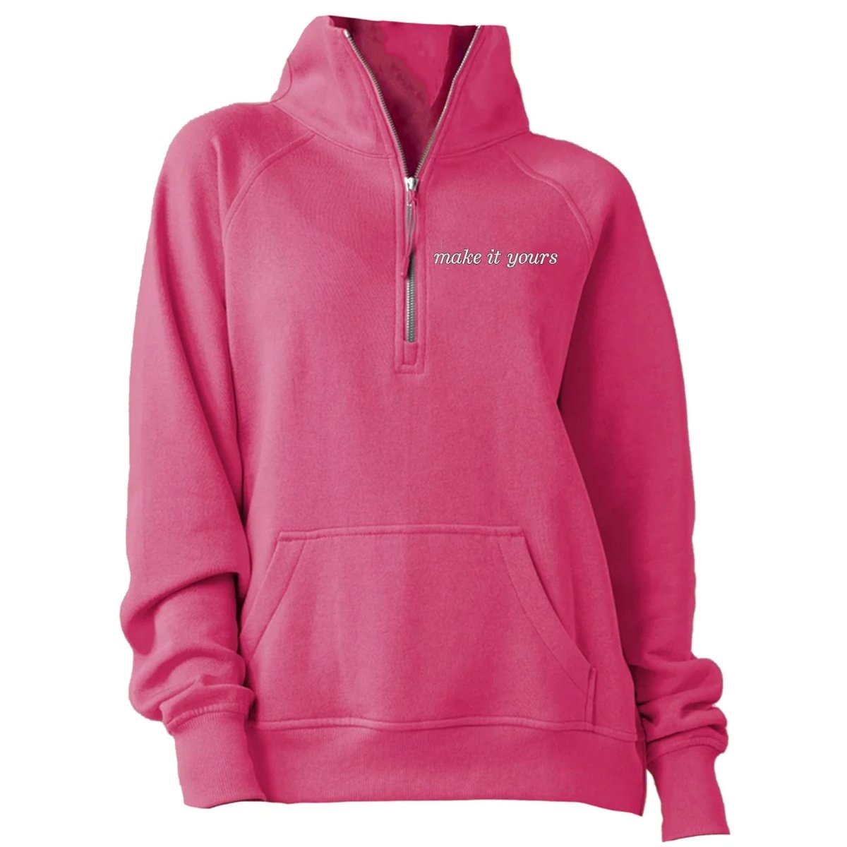Make It Yours™ Pocket Quarter Zip Sweatshirt