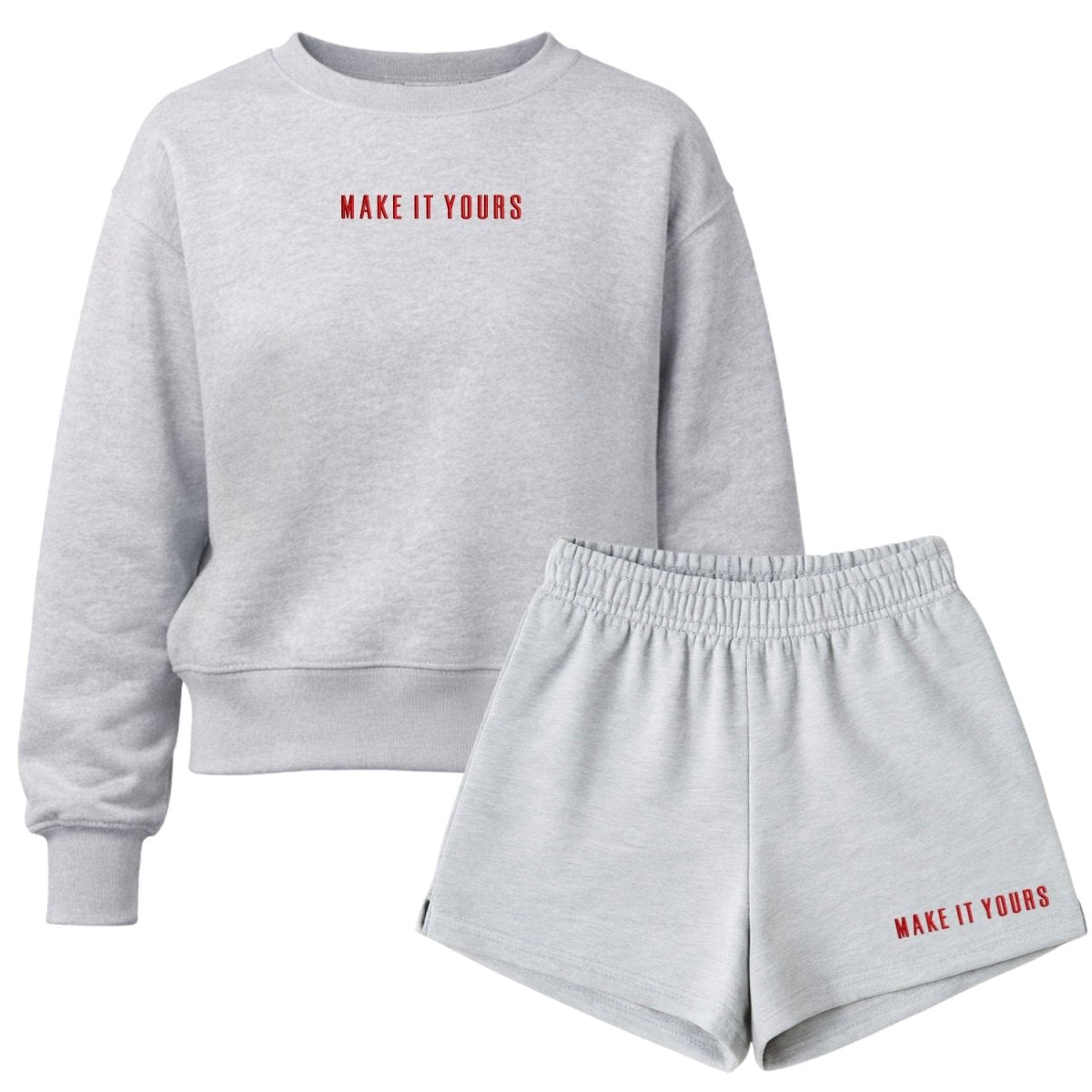 Make It Yours™ Signature Sweatshirt & Shorts Set