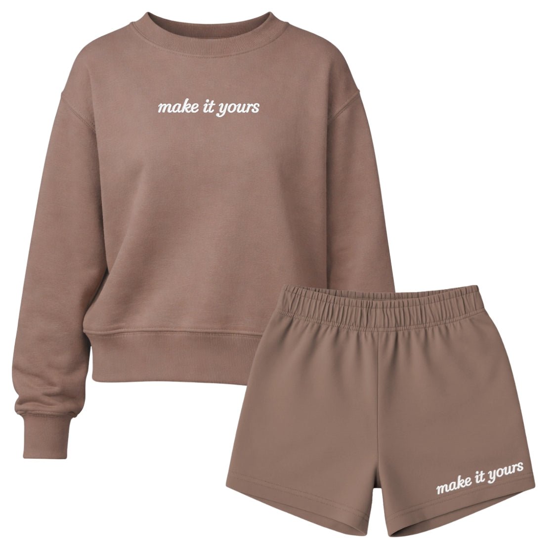 Make It Yours™ Signature Sweatshirt & Shorts Set