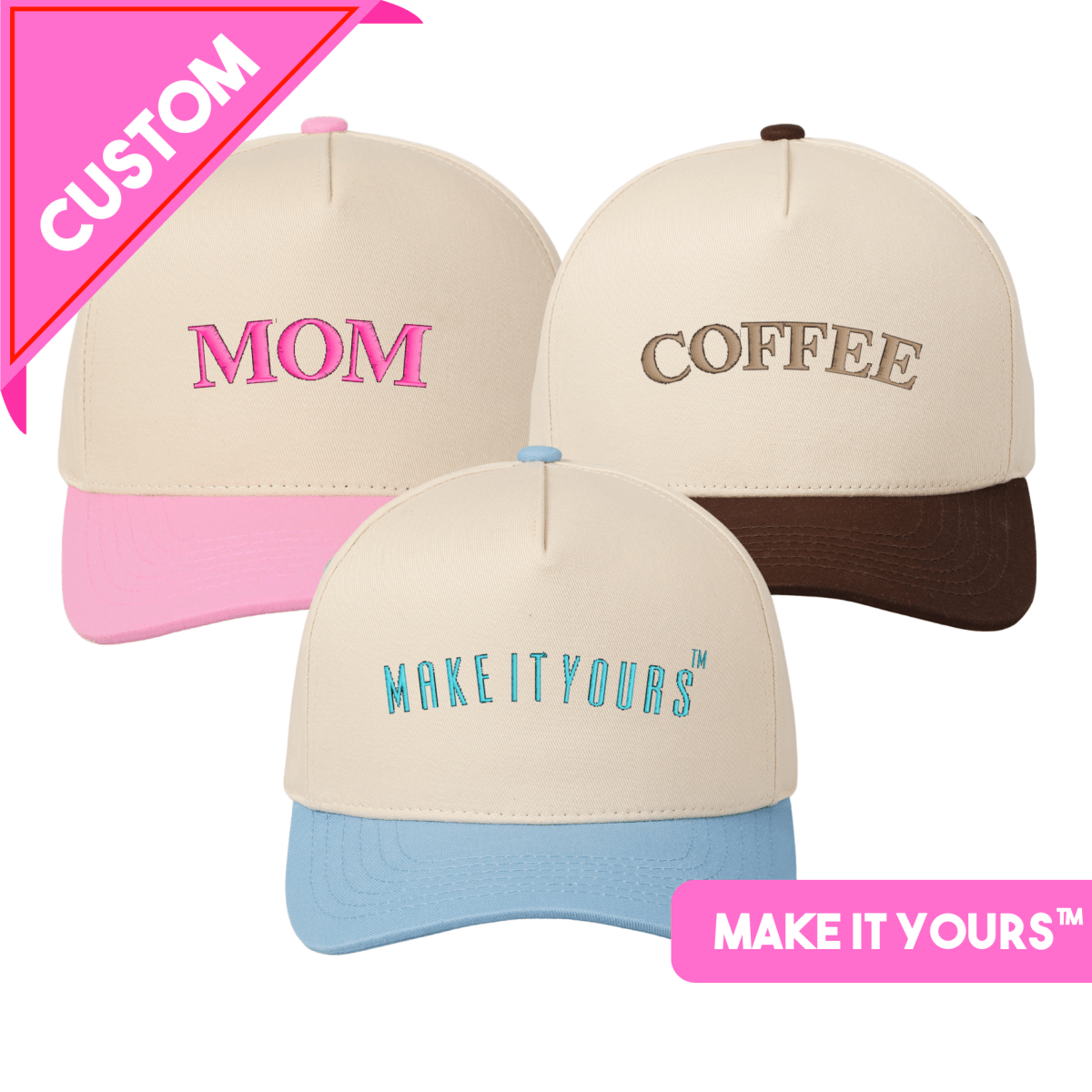 Make It Yours™ Snapback Trucker Hat