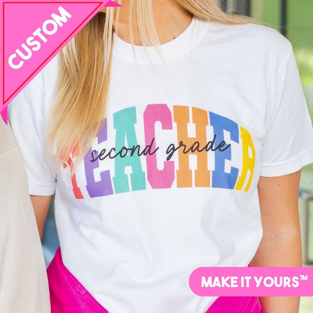 Make It Yours™ 'Teacher Block' T-Shirt