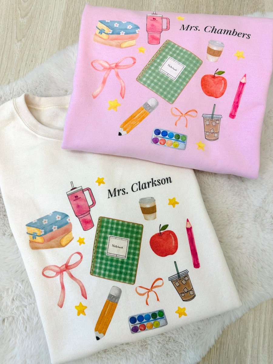 Make It Yours™ 'Teacher Classroom Essentials' Crewneck Sweatshirt