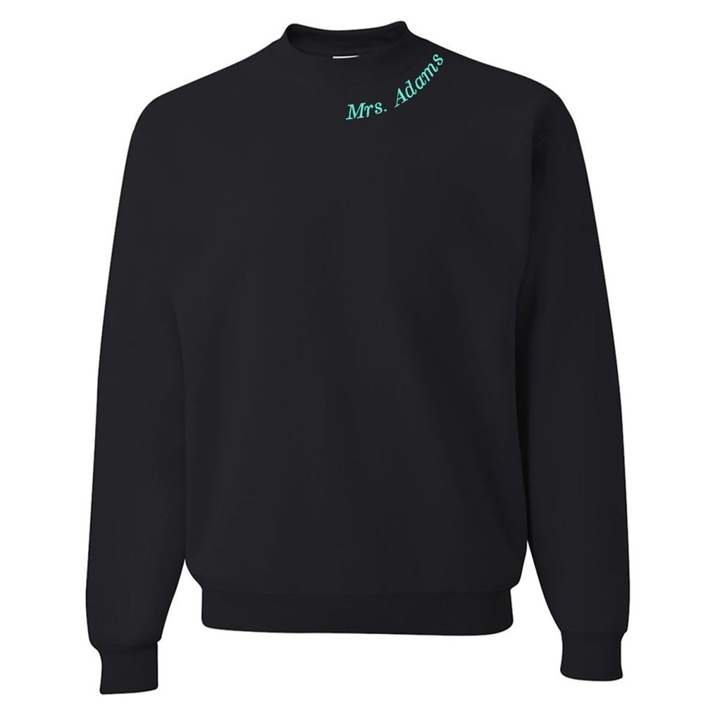 Make It Yours™  Teacher Collar Crewneck Sweatshirt