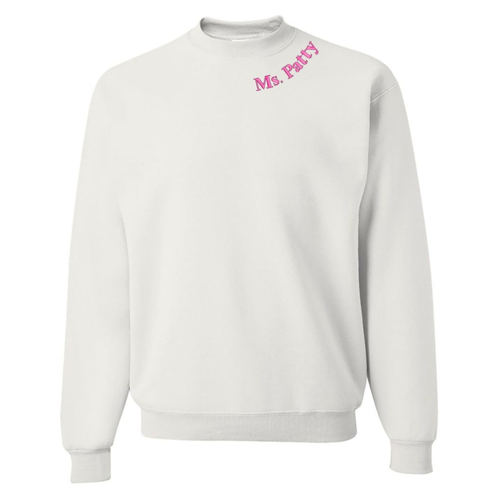 Make It Yours™  Teacher Collar Crewneck Sweatshirt